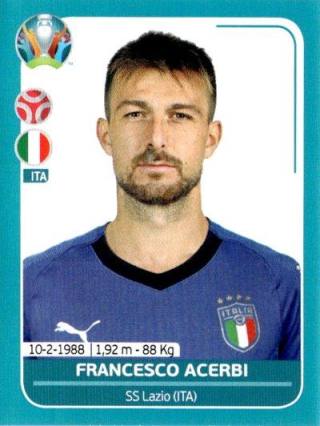 Francesco Acerbi – UEFA Euro 2020 Preview - 568 stickers version, Nr. ITA14