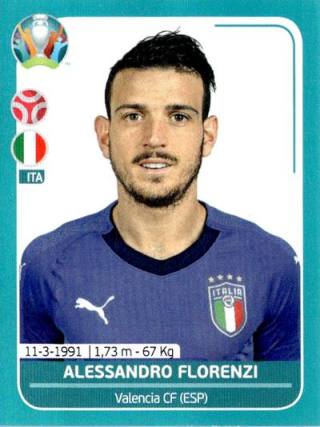 Alessandro Florenzi – UEFA Euro 2020 Preview - 568 stickers version, Nr. ITA16