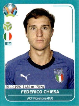 Federico Chiesa – UEFA Euro 2020 Preview - 568 stickers version, Nr. ITA28