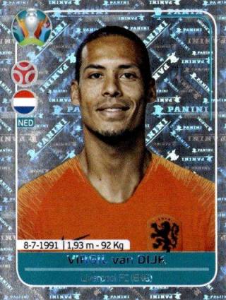 Virgil van Dijk – UEFA Euro 2020 Preview - 568 stickers version, Nr. NED6