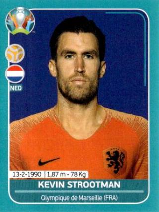 Kevin Strootman – UEFA Euro 2020 Preview - 568 stickers version, Nr. NED18