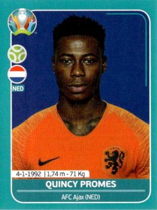 Quincy Promes – UEFA Euro 2020 Preview - 568 stickers version, Nr. NED28