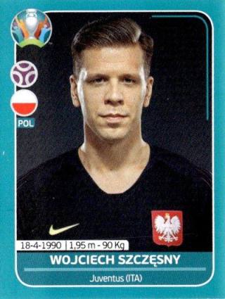 Wojciech Szczęsny – UEFA Euro 2020 Preview - 568 stickers version, n. POL7