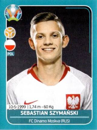 Sebastian Szymański – UEFA Euro 2020 Preview - 568 stickers version, Nr. POL25