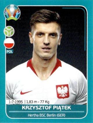 Krzysztof Piątek – UEFA Euro 2020 Preview - 568 stickers version, Nr. POL28