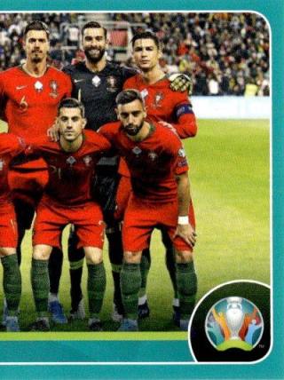 Line-up – UEFA Euro 2020 Preview - 568 stickers version, Nr. POR3