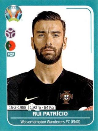 Rui Patrício – UEFA Euro 2020 Preview - 568 stickers version, Nr. POR7