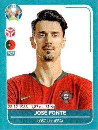José Fonte – UEFA Euro 2020 Preview - 568 stickers version, Nr. POR16