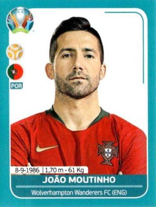 João Moutinho – UEFA Euro 2020 Preview - 568 stickers version, Nr. POR17