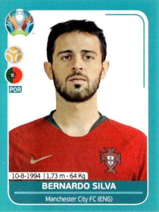 Bernardo Silva – UEFA Euro 2020 Preview - 568 stickers version, Nr. POR18