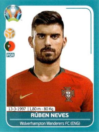 Rúben Neves – UEFA Euro 2020 Preview - 568 stickers version, Nr. POR21