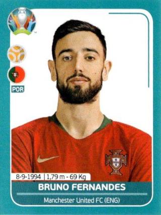 Bruno Fernandes – UEFA Euro 2020 Preview - 568 stickers version, Nr. POR23