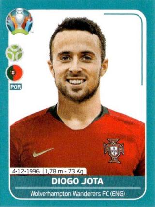Diogo Jota – UEFA Euro 2020 Preview - 568 stickers version, Nr. POR25