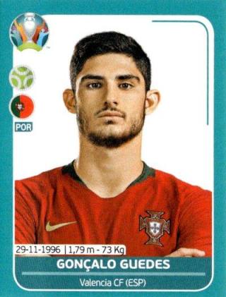 Gonçalo Guedes – UEFA Euro 2020 Preview - 568 stickers version, Nr. POR28