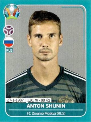 Anton Wladimirowitsch Schunin – UEFA Euro 2020 Preview - 568 stickers version, Nr. RUS9