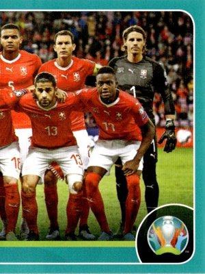 Line-up – UEFA Euro 2020 Preview - 568 stickers version, Nr. SUI3