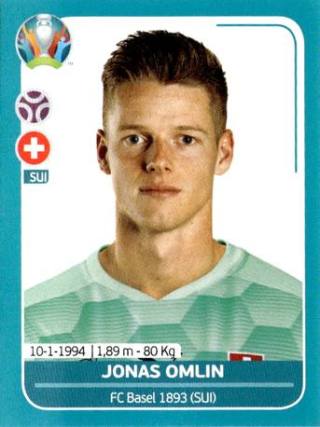 Jonas Omlin – UEFA Euro 2020 Preview - 568 stickers version, Nr. SUI9