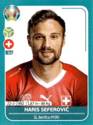 Haris Seferović – UEFA Euro 2020 Preview - 568 stickers version, Nr. SUI28