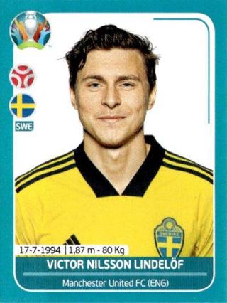 Victor Jörgen Nilsson Lindelöf – UEFA Euro 2020 Preview - 568 stickers version, n. SWE15