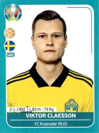 Viktor Claesson – UEFA Euro 2020 Preview - 568 stickers version, Nr. SWE17