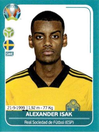 Alexander Isak – UEFA Euro 2020 Preview - 568 stickers version, Nr. SWE27