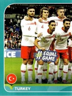 Line-up – UEFA Euro 2020 Preview - 568 stickers version, Nr. TUR2