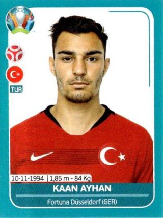 Kaan Ayhan – UEFA Euro 2020 Preview - 568 stickers version, Nr. TUR11