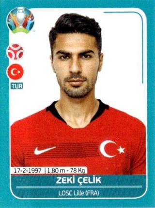 Mehmet Zeki Çelik – UEFA Euro 2020 Preview - 568 stickers version, n. TUR12