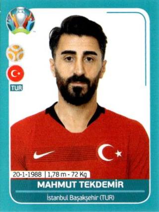 Mahmut Tekdemir – UEFA Euro 2020 Preview - 568 stickers version, Nr. TUR18