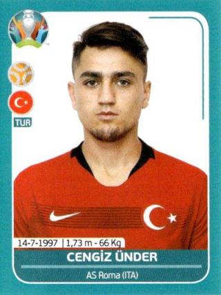 Cengiz Ünder – UEFA Euro 2020 Preview - 568 stickers version, Nr. TUR19