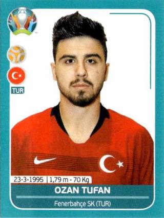 Ozan Tufan – UEFA Euro 2020 Preview - 568 stickers version, Nr. TUR21