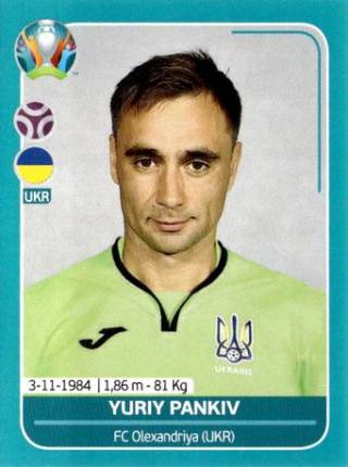 Jurij Pankiw – UEFA Euro 2020 Preview - 568 stickers version, Nr. UKR8