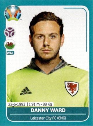 Danny Ward – UEFA Euro 2020 Preview - 568 stickers version, Nr. WAL8