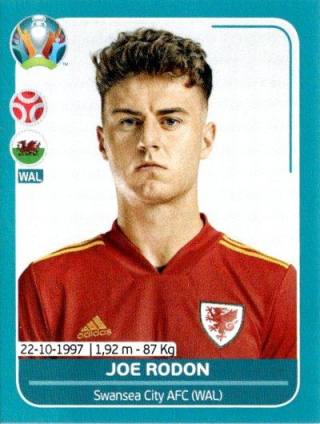 Joe Rodon – UEFA Euro 2020 Preview - 568 stickers version, Nr. WAL16