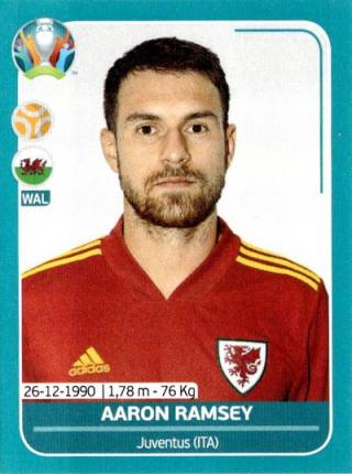 Aaron Ramsey – UEFA Euro 2020 Preview - 568 stickers version, Nr. WAL18