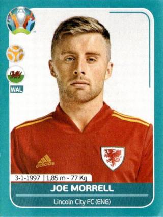 Joe Morrell – UEFA Euro 2020 Preview - 568 stickers version, Nr. WAL23