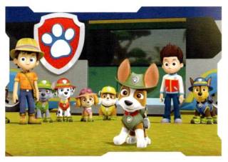 Sticker 104 – Paw Patrol - Welpen auf Entdeckungsreisen, Nr. 104
