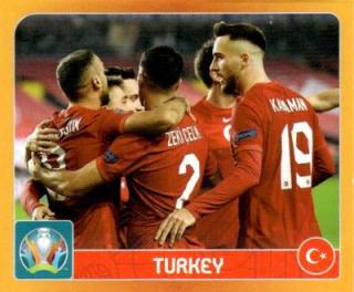 Group A. Turkey – UEFA Euro 2020 Tournament Edition - 678 stickers version, n.º 9