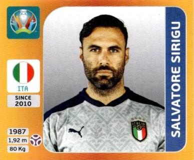 Salvatore Sirigu – UEFA Euro 2020 Tournament Edition - 678 stickers version, Nr. 13