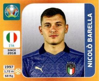 Nicolò Barella – UEFA Euro 2020 Tournament Edition - 678 stickers version, Nr. 20
