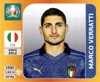 Marco Verratti – UEFA Euro 2020 Tournament Edition - 678 stickers version, Nr. 24
