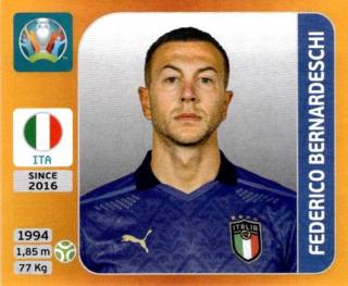 Federico Bernardeschi – UEFA Euro 2020 Tournament Edition - 678 stickers version, no. 27