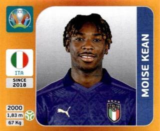 Moise Kean – UEFA Euro 2020 Tournament Edition - 678 stickers version, Nr. 31