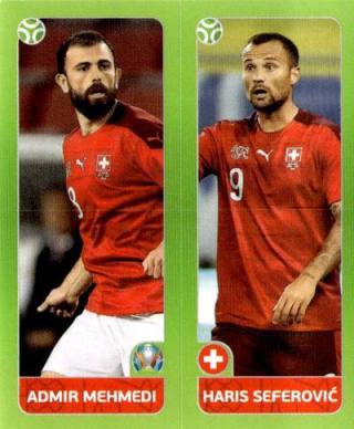 Admir Mehmedi / Haris Seferović – UEFA Euro 2020 Tournament Edition - 678 stickers version, n.º 43