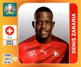 Denis Zakaria – UEFA Euro 2020 Tournament Edition - 678 stickers version, Nr. 59