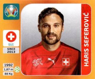 Haris Seferović – UEFA Euro 2020 Tournament Edition - 678 stickers version, Nr. 64