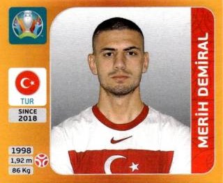 Merih Demiral – UEFA Euro 2020 Tournament Edition - 678 stickers version, Nr. 70