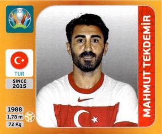 Mahmut Tekdemir – UEFA Euro 2020 Tournament Edition - 678 stickers version, Nr. 77