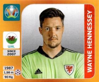 Wayne Hennessey – UEFA Euro 2020 Tournament Edition - 678 stickers version, Nr. 99