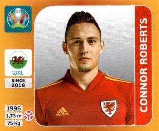 Connor Roberts – UEFA Euro 2020 Tournament Edition - 678 stickers version, Nr. 105